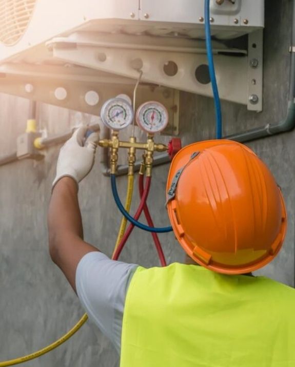 OM Heating and Cooling Team at Work